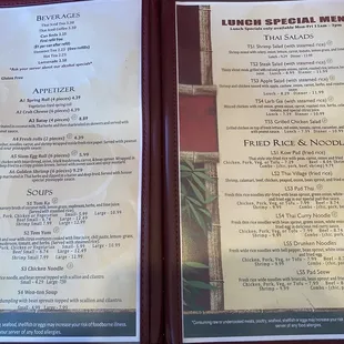 Menu 2022