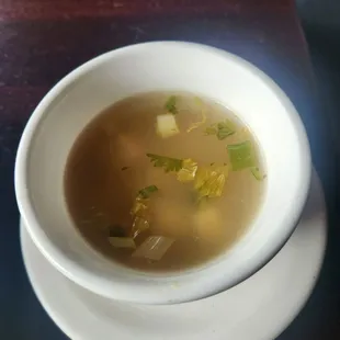 Ginger rice soup