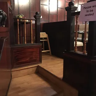 More seating