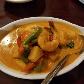 Pineapple Prawn Curry Gluten free