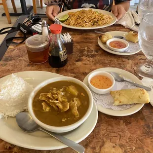 L1. Pad - Thali Lunch Special L15. Massaman Curry Lunch Special A5. Crispy Spring Rolls