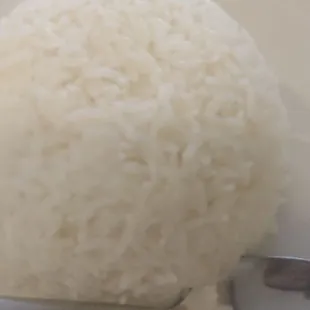 Huge scoop of rice