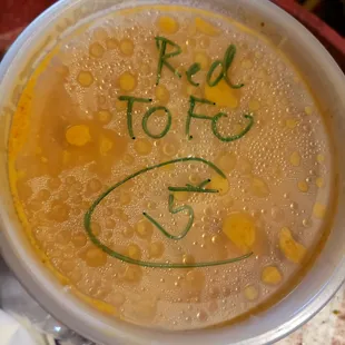 Red curry with tofu, love!