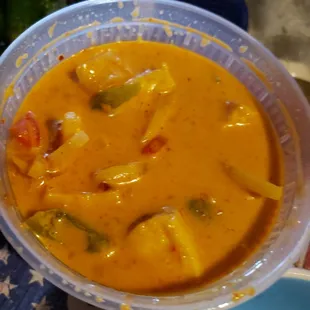 Red tofu curry