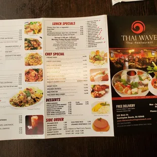 May 2021 Menu Side 1