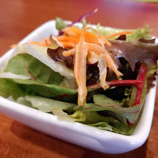 Salad included with lunch menu