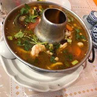 Tom Yum Seafood Soup