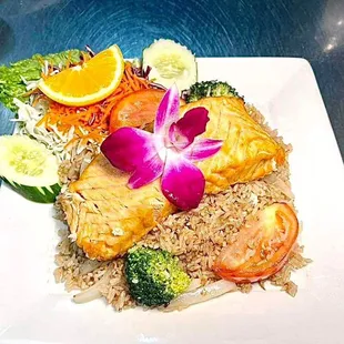 Salmon Fried Rice