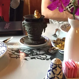 The cute little thing where you can heat the food