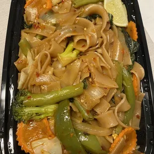 Pad Kee Maow with Vegetables