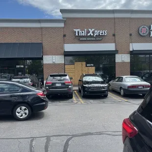 the outside of the building