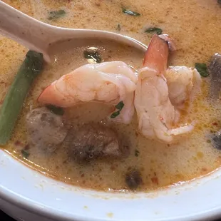 Shrimps in Tom Yum Goong