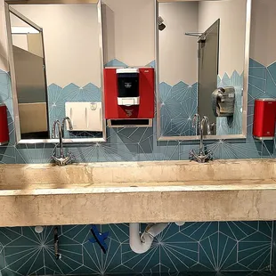 Women's restroom sink