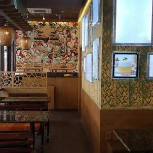 Inside of new Thai place.