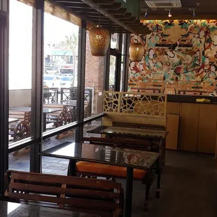 Inside of new Thai place.