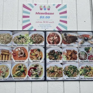 menu, ramen and noodles