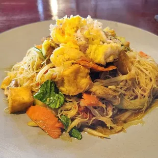 Weekly Special: Singapore Noodle for only $14. Vegan options available! ALPHA GAL FRIENDLY!