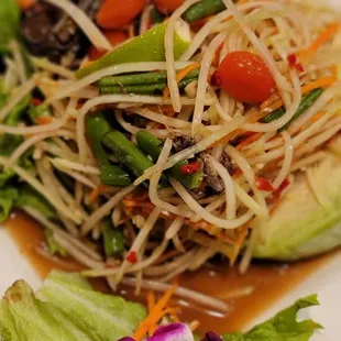 Esan Papaya salad
