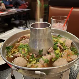 Beef hot pot