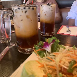 Thai Iced Tea with Boba