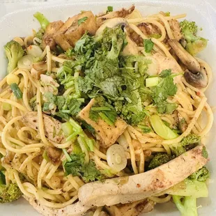 Garlic Noodles Combo with all the Proteins