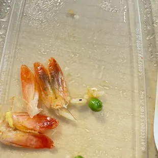 Food with hair