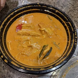 a bowl of curry