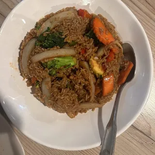 45 - Spicy Basil Vegetarian Fried Rice