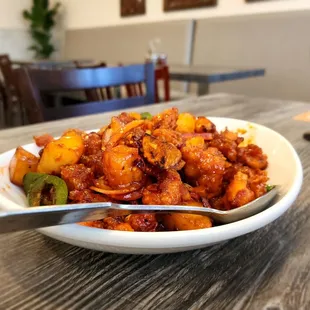 Five *something* in medium spicy! We loved it with the pad thai!