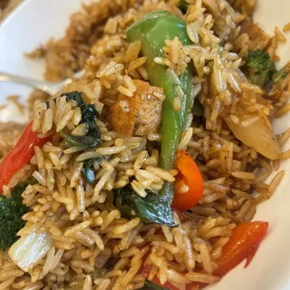 45 - Spicy Basil Vegetarian Fried Rice