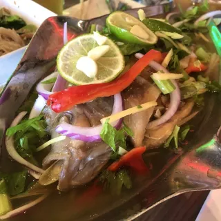 Steam Fish with Lime Sauce