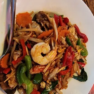 Drunken noodles