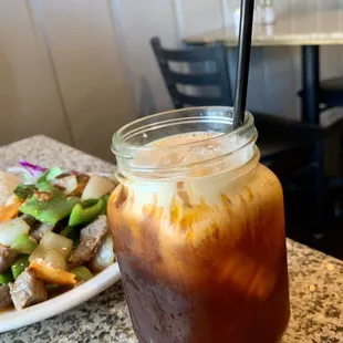 Iced Thai tea, must mix!