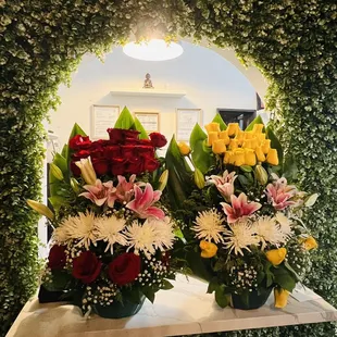 Thank you my friend for the flowers on the Grand opening day.