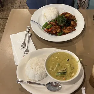 Green Curry with chicken