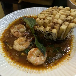 Spicy Eggplant Shrimp