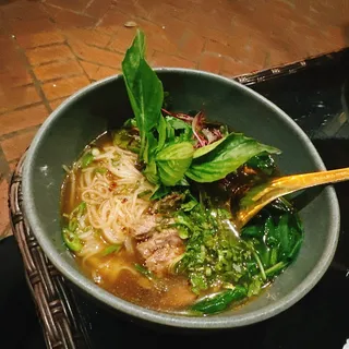 Vegan Boat Noodle Soup