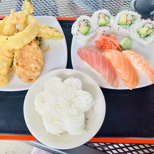 sushi and sashimi, sushi, food, sashimi