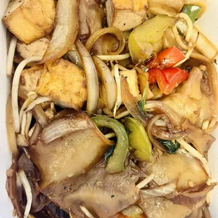 Drunken Noodle Tofu