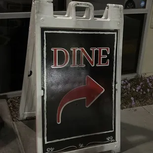 Dine in?