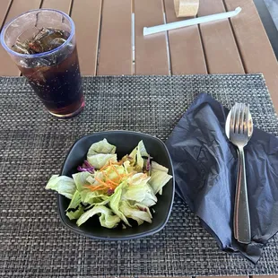 House Salad, Diet Coke