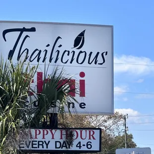 Thailicious Road Sign