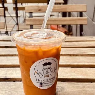 Thai Iced Tea with Milk
