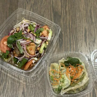 Yum Herbal Fish Salad