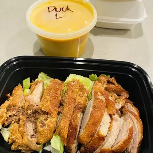 Roasted duck with yellow curry