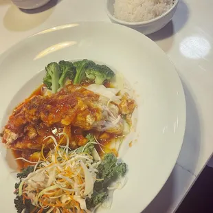 Chefs special  Snapper filet