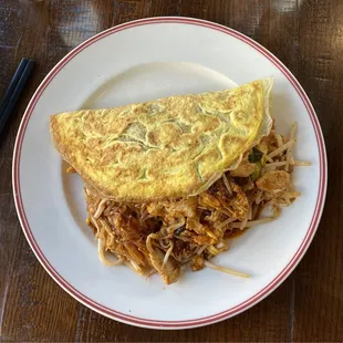 Chicken Wrap-A-Pad Thai