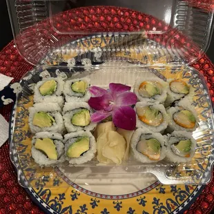 Avocado Roll and Creamy Roll