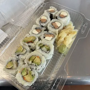 Creamy Roll and Philly Roll