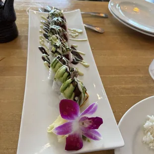 The Tosa Maki Roll was delicious